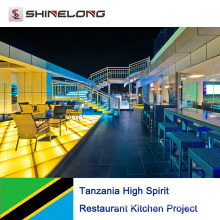 Projecto de cozinha de restaurante Tanzania High Spirit por Shinelong